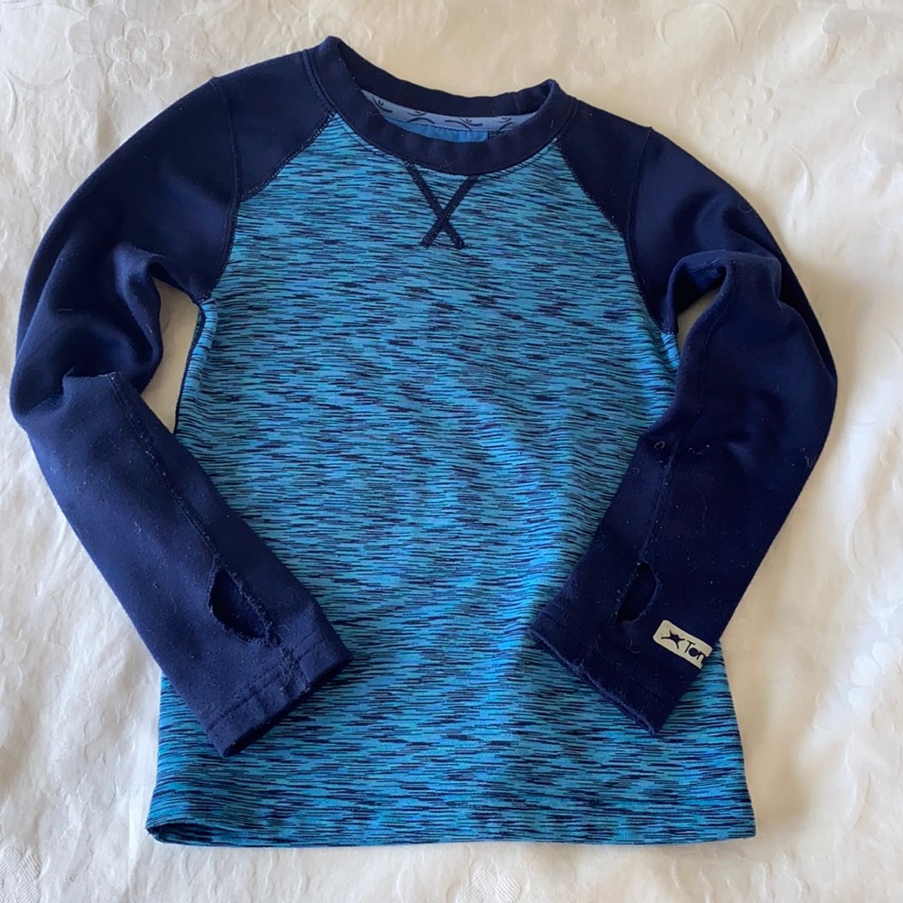 boys 4T fleece long john top